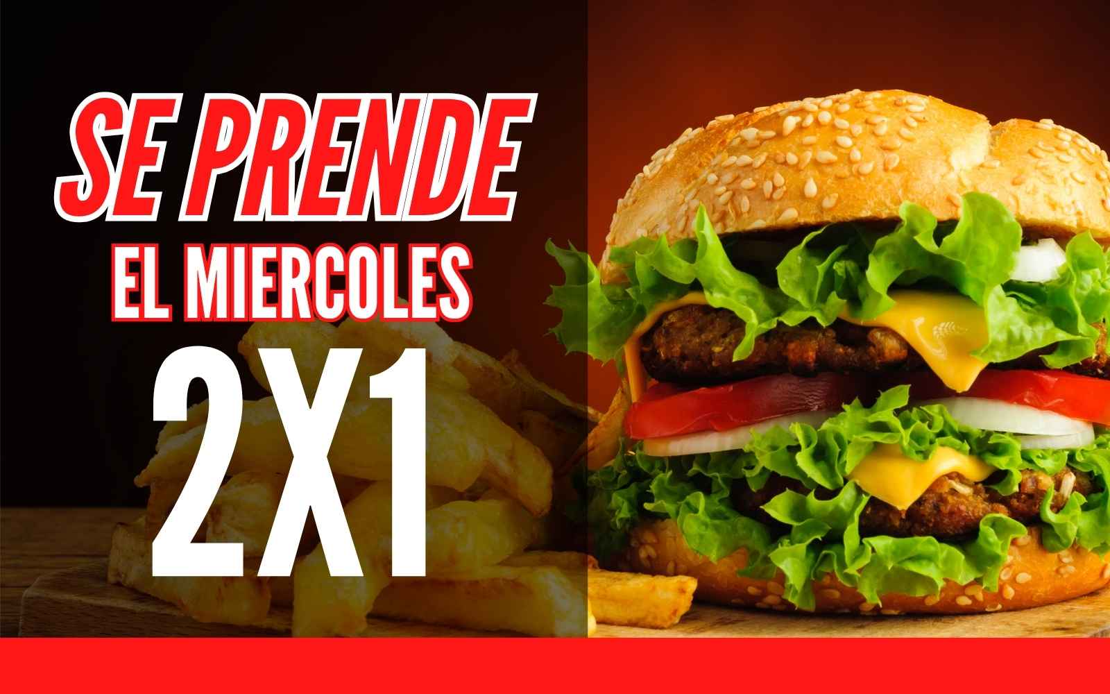 Miércoles 2x1 en simples