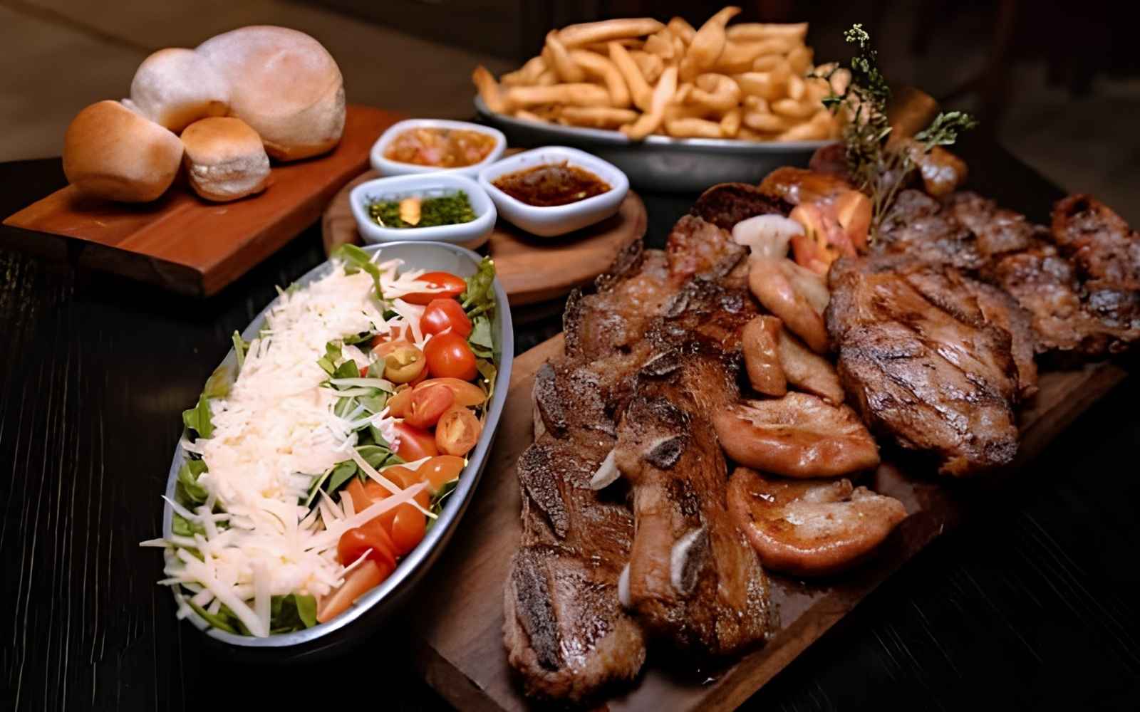 Parrillada para 4 con envío sin cargo